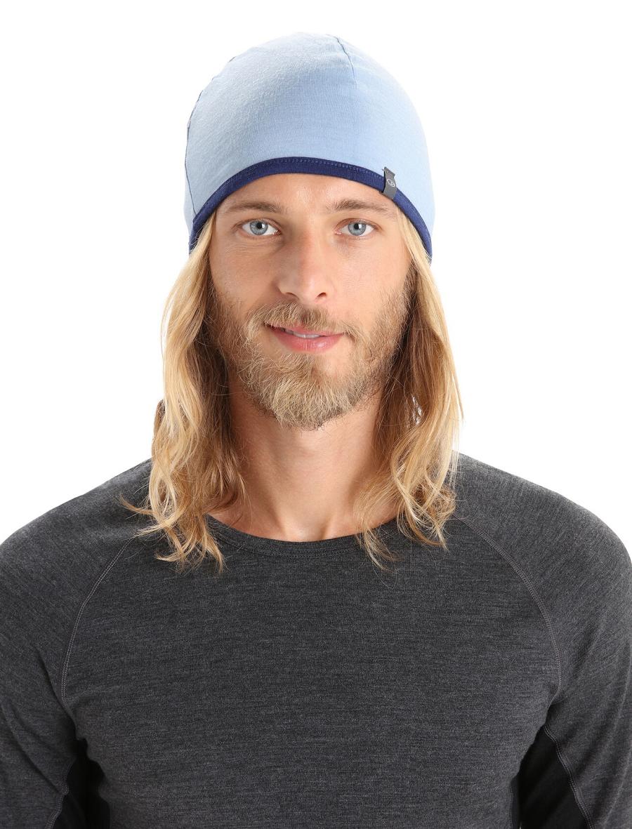 Icebreaker Unisex Merino Pocket Beanie Férfi Kalap Királykék Sötétkék | HU 1104RVDW